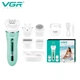 Эпилятор VGR V-751 green аккумуляторный 5in1 - изображение 5