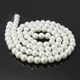 Жемчуг Бусины Стекло 12мм, Глянцевые, Круглые, Белый, 12мм, Отверстие 1мм, около 70шт/84см/нить - изображение 5