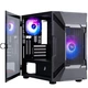 Корпус 1stPlayer d3-a-bk-1f7-14-1f7 Black без бп - изображение 1