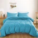 Простынь MirSon Satin Light Pro 10-008 Blue 110х160 см (2200010172447) - изображение 2