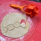 Валик ролик кулинарный нож с 6 формочками для вырезания печенья 25 см Зеленый - изображение 13