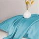 Простынь MirSon Satin Light Pro 10-008 Blue 220x240 см (2200010172423) - изображение 4