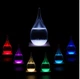 Барометр Штормгласс Капля малая 11 х 8 см Storm glass на деревянной подставке с Led подсветкой - изображение 3