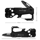 Мультитул JB Tacticals картка 13в1 Multitool EDC card Black (JB-MLT-0008) - зображення 6