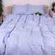 Пододеяльник MirSon Satin Stripe 30-0022 Blue sky 110х140 см (2200007755004) - изображение 4