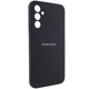 Чохол Silicone Cover Lakshmi Full Camera (AA) with logo для Samsung Galaxy A35 Black - изображение 3