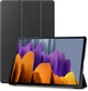 Чехол для планшета Airon Premium для Samsung Galaxy TAB S7+/S8+ (t970/975/X800/X806) с защитной пленкой и салфеткой Black (4821784622502) - изображение 3