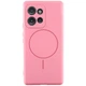 Чохол Silicone Cover Lakshmi Full Camera (AA) with MagSafe для Motorola Moto G75 5G Light Pink - изображение 1
