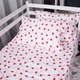 Простынь на резинке MirSon Фланель 015 Love 80x200 см (2200009653049) - изображение 1