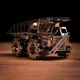 Коллекционная модель-конструктор Metal Time Quarry Transporter Карьерный самосвал механический (MT014) - изображение 8