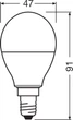 Светодиодная лампа Osram LED STAR + P40 DIM 4.5W (470Lm) 2700К+RGB E14 пульт ДУ (4058075430877) - изображение 4