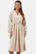 Бежевое платье из муслина XXL-3XL - изображение 1