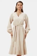 Бежевое платье из муслина XXL-3XL - изображение 4
