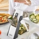 Мультислайсер овочерізка тертка для овочів Brava Spring Slicer з контейнером 40 режимів нарізки - зображення 12