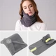 Ортопедическая подушка-шарф Travel Pillow для путешествий с поддержкой шеи Флисовая - изображение 10