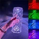 Настольная LED лампа Кристалл Роза Crystal Rose с сенсорным управлением и пультом 16 цветов 16 см - изображение 12