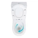Унитаз-моноблок напольный Qtap Kolibri Ultra Quiet безободковый с сиденьем Soft-close WHITE QT10226380W - изображение 5