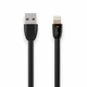 Кабель Avantis Plane AC-20i USB-A to Lightning 2 А 1 м Чёрный Дата-кабель зарядка - изображение 1