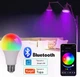 Розумна блютуз лампочка RGB з Bluetooth Tuya Smart Life LED 15W Color/White Android/iOS - зображення 1