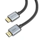 HDMI видео кабель Hoco US03 HDTV 2.0 data cable 4K HD 60Hz 2 метра Черный - изображение 4