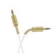 Mini-Jack 3.5 мм кабель Hoco UPA31 Spring Aux Audio Cable 3м Білий - зображення 3