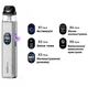POD система Vaporesso Xros 5 Kit 1500 mAh (Багаторазова електронна сигарета) Brown Leather - изображение 3