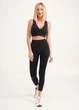 Легінси з пуш-ап ефектом та широким поясом Giulia LEGGINGS SHAPE L-XL колір чорний - изображение 1