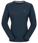Футболка з довгим рукавом жіночі Rab Force LS Tee Wmns, Tempest Blue, L (14) (RB QBL-08-TMB-14) - зображення 1