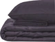 Комплект постельного белья Mirson Сатин Premium Iron 0240 Grey 143х210 (2200000671288) - изображение 1