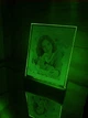 Новогодний ночничок Единорожки с фотографией и эффектом мерцающих огоньков (принт 006) - изображение 1