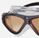 Окуляри для плавання Zoggs Tri-Vision Mask чорні - изображение 5