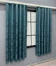 Комплект коротких штор VR-Textil Жаккард Sultan YL № 1546ш Лазурный 130х170 см 2 шт (35-0347) - изображение 3