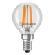 Лампа LED філаментна 4.2W 230V 470lm 2700K E14 45x78mm DIM куля [4099854065750] LEDVANCE LED CL P40 - зображення 3
