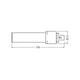 Лампа LED 3.5W 230V 360lm 3000K G23 32.3x135mm прямая [4058075823532] OSRAM DULUX LED S7 EM - изображение 6