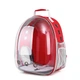 Прозрачный рюкзак для переноски животных Pet Cat для кошек и собак Red - изображение 9