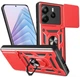 Протиударний броньований чохол із захистом камери для Xiaomi Redmi Note 14 5G Armor Case Keysion red - изображение 1