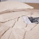Комплект постільної білизни MirSon Satin Stripe 30-0004 Cream 160х220 Полуторний Євро (2200005248607) - зображення 6