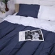 Комплект постельного белья MirSon Satin&nbsp;Stripe 30-0012 + 30-0001&nbsp;Vevina 143х210 Полуторный (2200005258866) - изображение 1