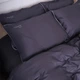 Комплект постельного белья MirSon полуторный 143x210 см 0240 Iron grey Freedom сатин Elit (2200008706845) - изображение 5