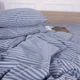 Комплект постельного белья Mirson Полуторный 143х210 см Royal Soft Stripe 30-0030 Georgia Сатин (2200009298431) - изображение 3
