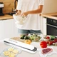 Комплект пакетів для вакууматора Vacuum Bag 3 шт 20, 25, 30 см пакети харчові в рулоні гофровані - зображення 8