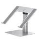 Подставка для ноутбука Baseus Metal Adjustable Laptop Stand с регулировкой высоты и угла наклона (LUJS000012) Silver - изображение 1