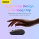 Беспроводная мышь Baseus F01B Tri-Mode Wireless Mouse 2.4G/BT5.0+BT3.0, 800-1200-1600dpi (B01055503833-00) Grey - изображение 11