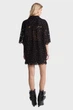 Жіноча чорна блуза STUDDED FLORAL LACE SHIRT Michael Kors M MS540SXGTA - изображение 3