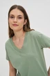 Футболка жіноча MOODO 4625O XS оливкова - зображення 3
