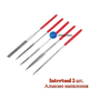 Набор алмазных надфилей Intertool 5 шт. (HT-3709) - изображение 1