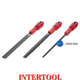 Набор рашпилей Intertool 3 шт. (HT-3704) - изображение 1