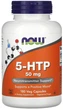 Аминокислота 5-гидрокситриптофан Now Foods 5-HTP 50 мг 180 вегетарианских капсул в упаковке (ARE-574285) - изображение 1
