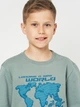 Детская летняя пижама для мальчика Coccodrillo Pajamas WC5448217PJS-011 116 см Зеленая (5904986525302) - изображение 5