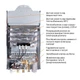 Газовая колонка дымоходная Thermo Alliance 10 л белая водонагреватель для нагрева воды. (598148) - изображение 8